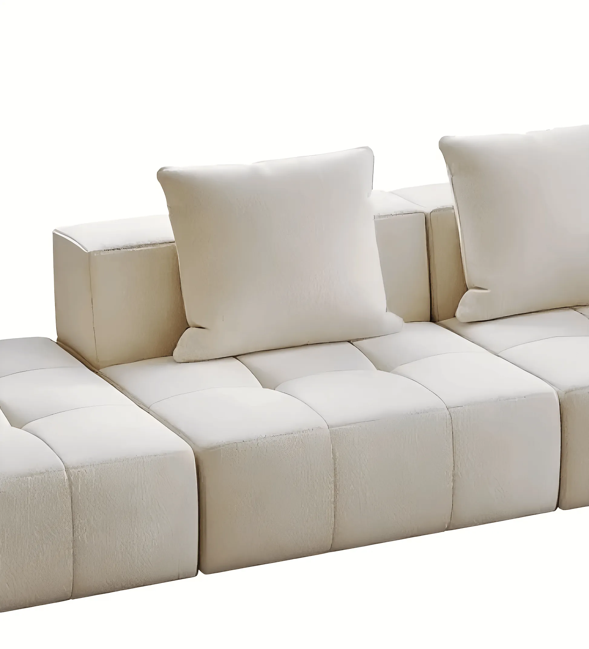 Indulge in Ultimate Luxury with the Grid Sofa Modern Compression Couch