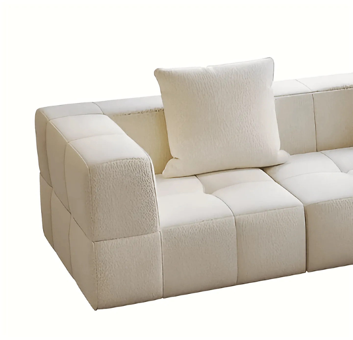 Indulge in Ultimate Luxury with the Grid Sofa Modern Compression Couch