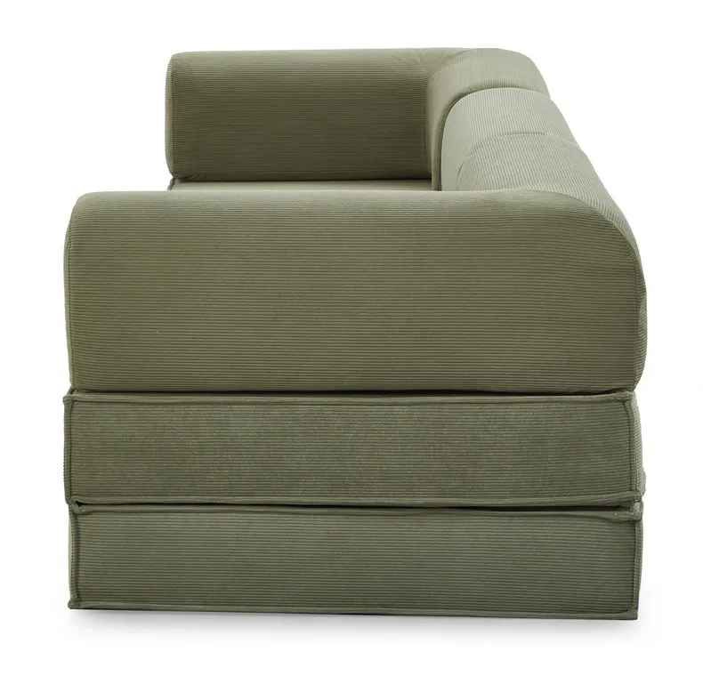 Modular folding dual purpose sofa bed