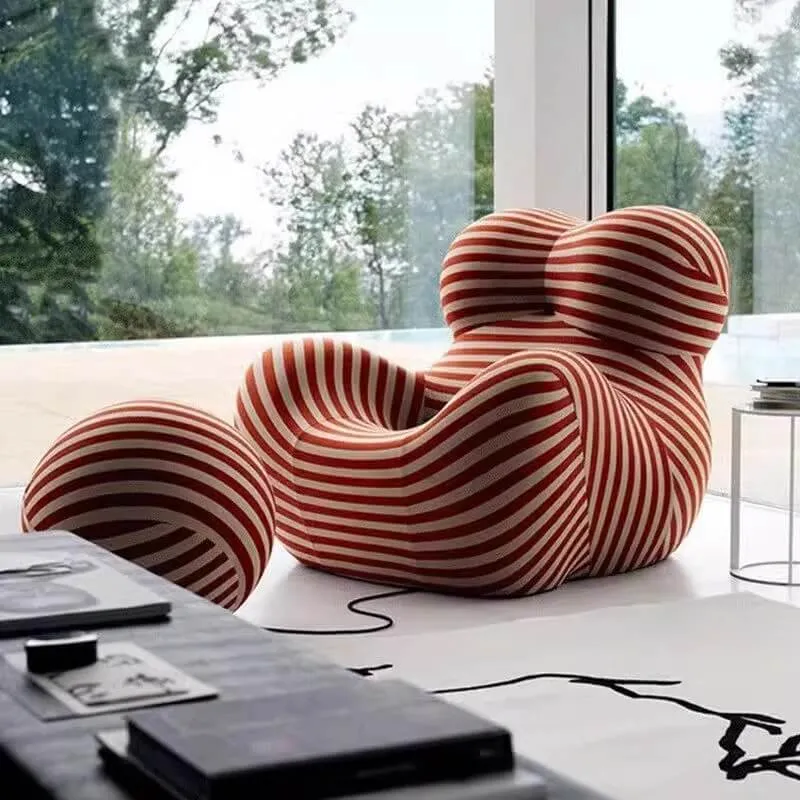 Modern Vacuum-Compressed Hug Armchair 