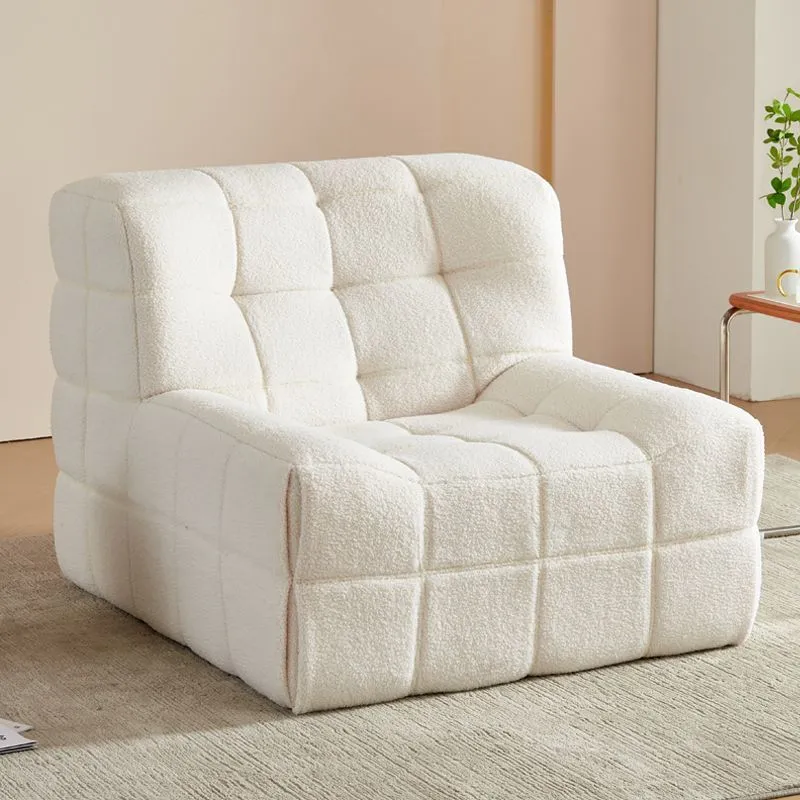 Colorful Compressible Tofu Block lounge chair