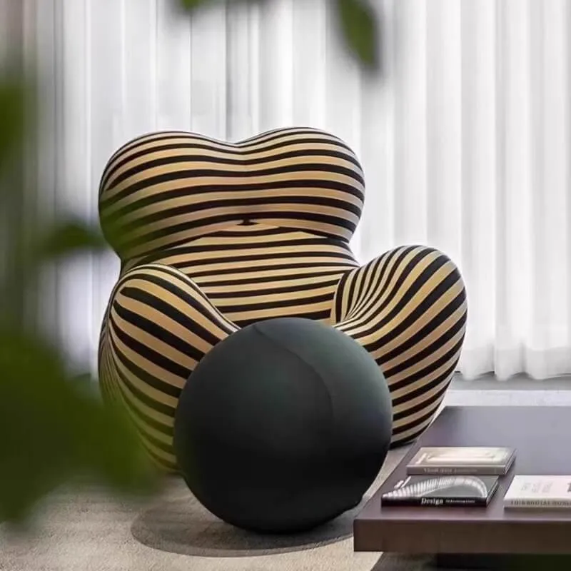Modern Vacuum-Compressed Hug Armchair 