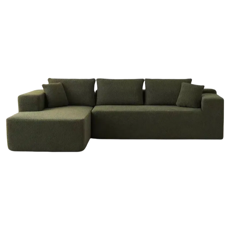 Modern 3-Seater Foldable Compression Sofa - Space-Saving Multi-Scene Fabric Sofa