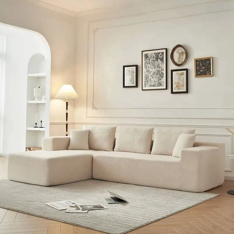 Modern 3-Seater Foldable Compression Sofa - Space-Saving Multi-Scene Fabric Sofa