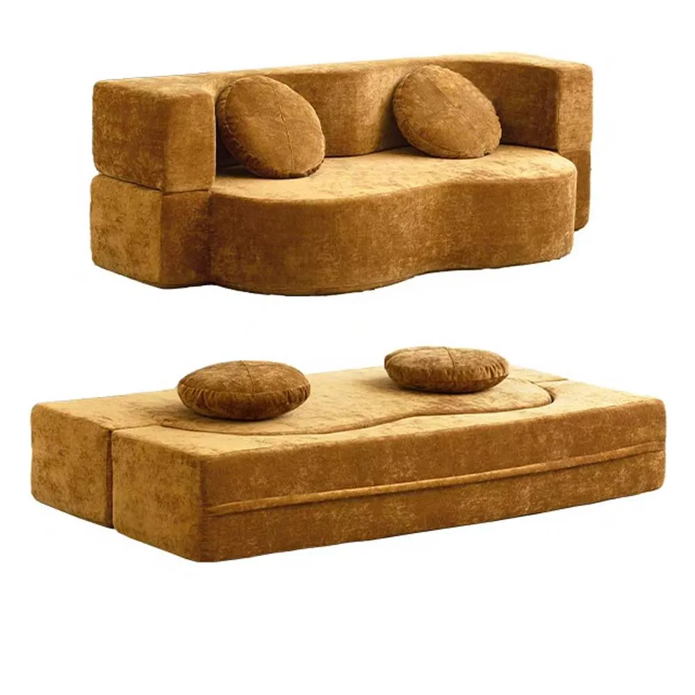 Comfortable Soft Multifunctional Sofa Bed - Sit, Lie & Hidden Unfolding Compressed Design