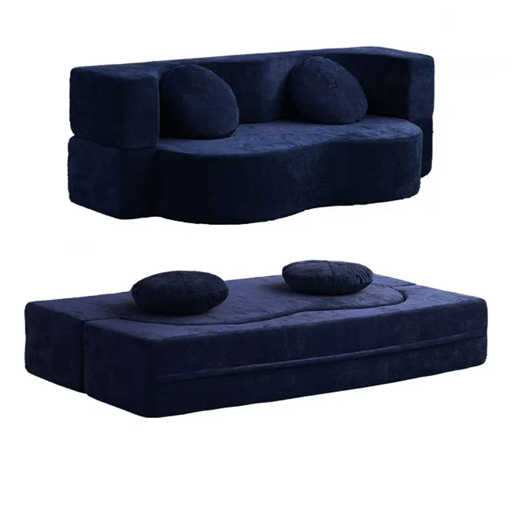 Comfortable Soft Multifunctional Sofa Bed - Sit, Lie & Hidden Unfolding Compressed Design