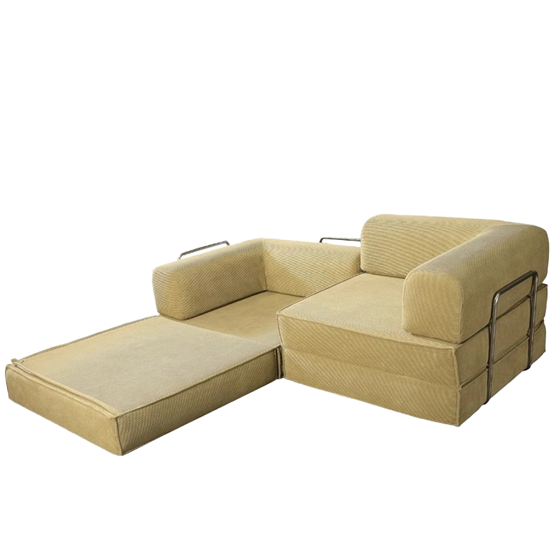 Modular folding dual purpose compression sofa bed