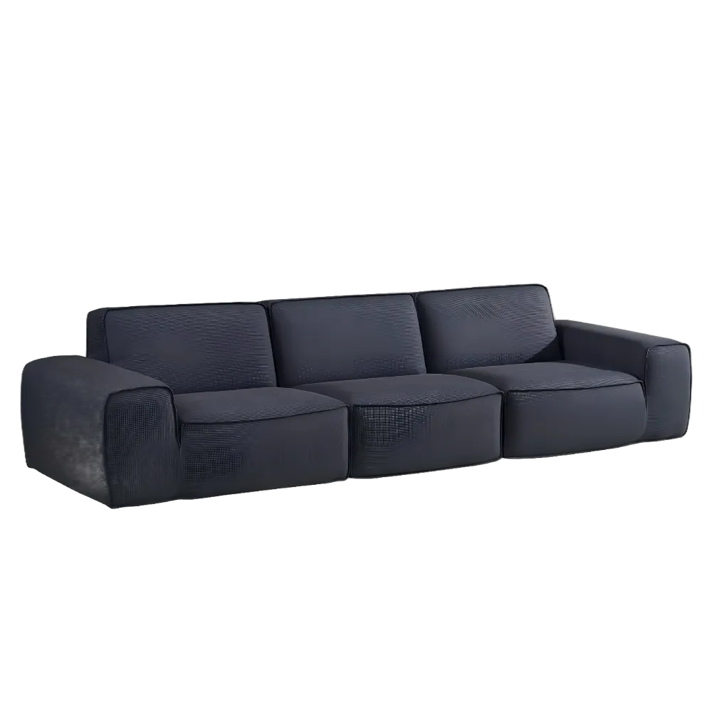 Big Black Cow Modular Compression Sofa